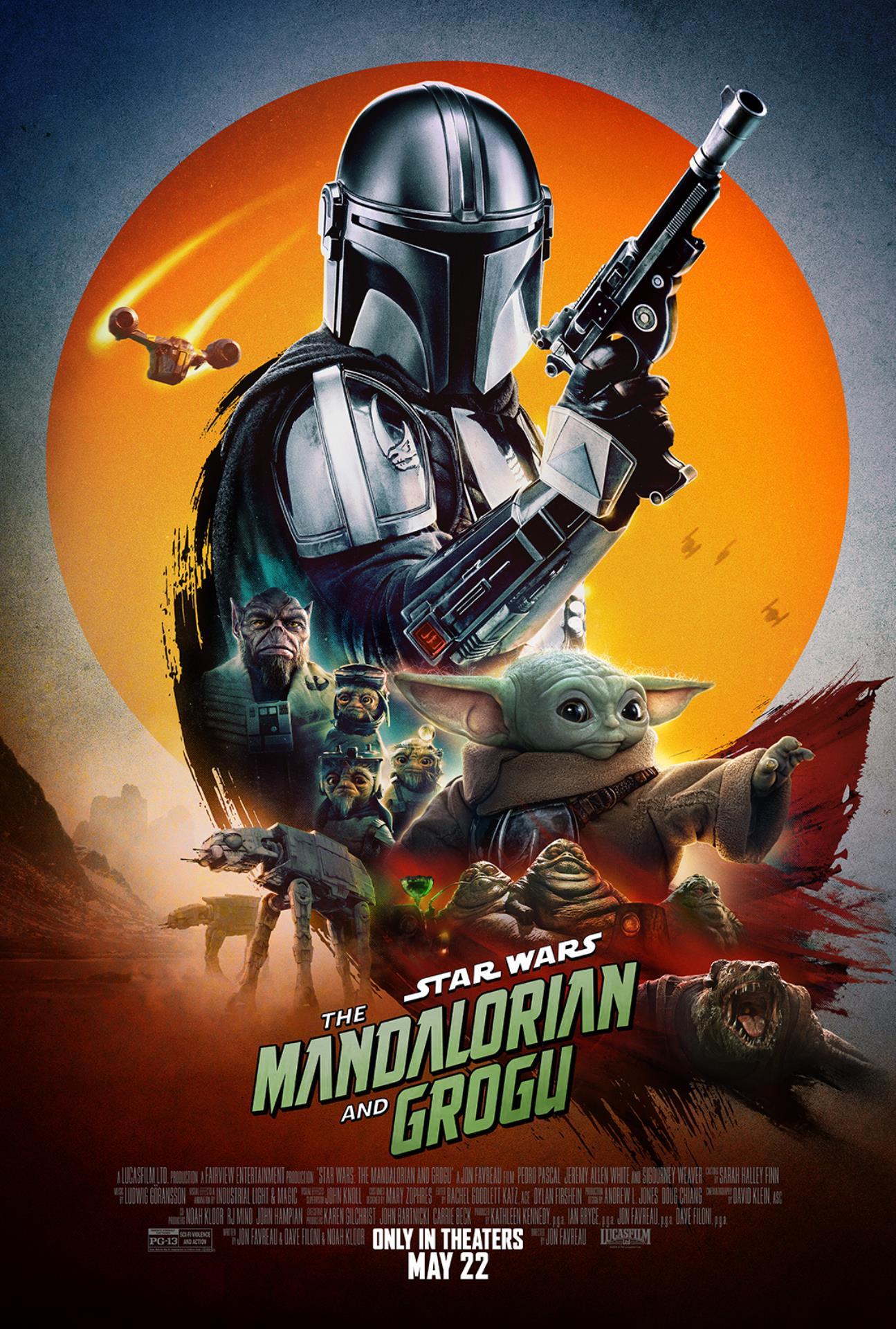 Poster for the film Star Wars: The Mandalorian and Grogu